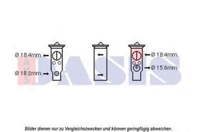 AKS DASIS 840222n -  Расширительный клапан, кондиционер